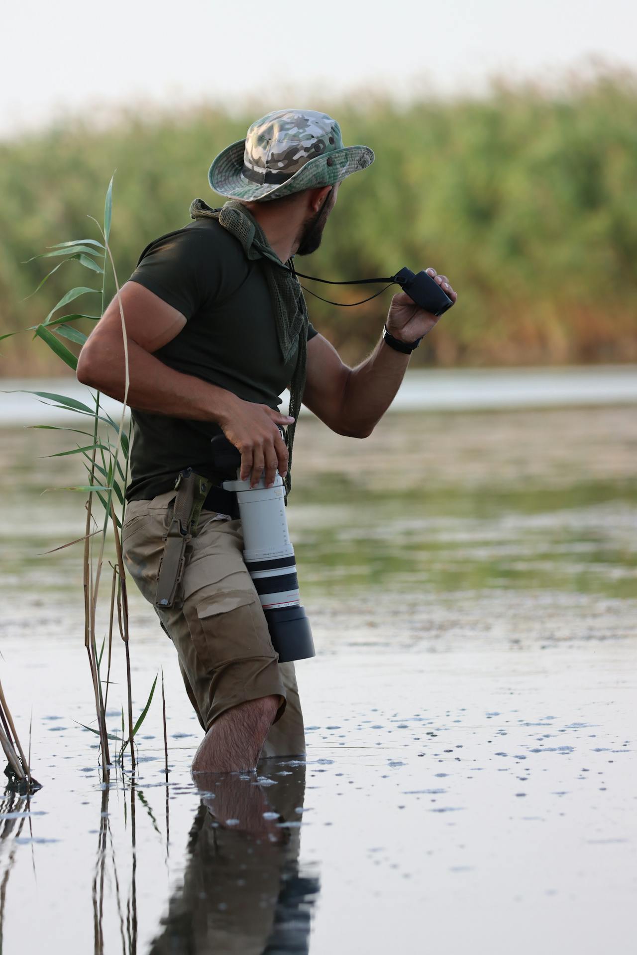 binoculars and camera equipment for wildlife viewing in African safari packing checklist