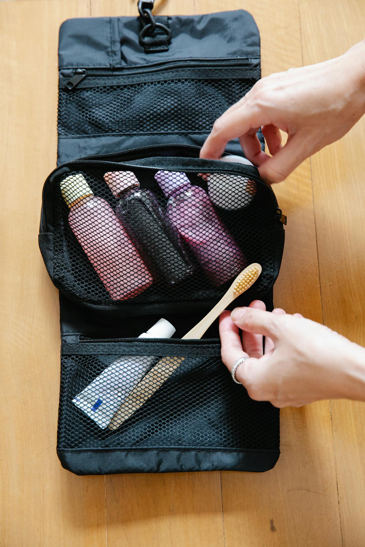 African safari packing mistakes to avoid showing minimal toiletries and travel essentials for safari trip