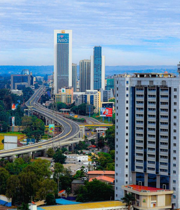 Nairobi skyline showing one of the best neighborhoods to stay in Nairobi for first-time visitors
