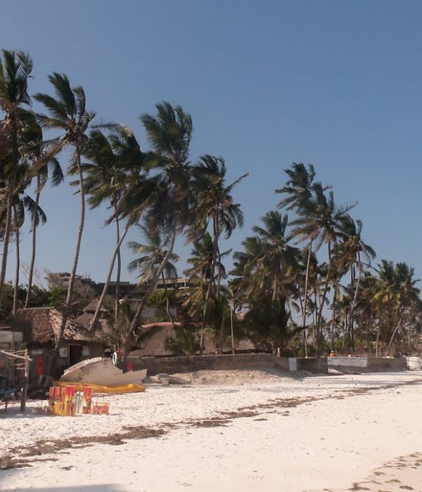Mombasa coastline with white-sand beaches and Indian Ocean views